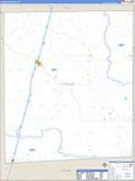 La Salle, Tx Carrier Route Wall Map